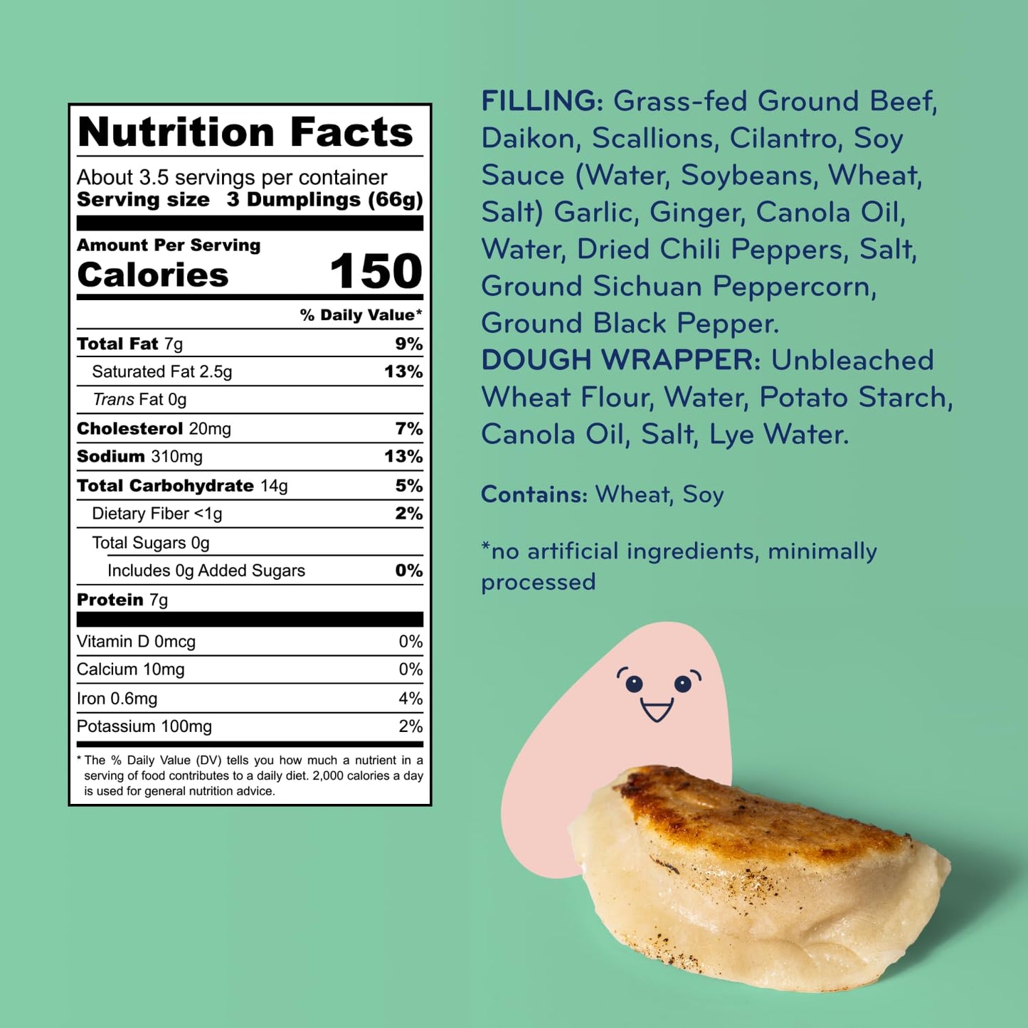 Laoban Dumplings?Spicy Beef Frozen Dumplings?Angus Beef, Sichuan Pepper, Chili?Made From Scratch with Best Ingredients?Frozen Me