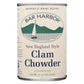 Bar Harbor All Natural New England Clam Chowder - Case of 6 - 15 oz.