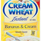 cream Of Wheat Bananas & cream Instant Hot cereal 10 count 12.3oz Box (Pack of 3)