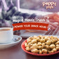 Peppy Pops | PACK OF 6, Magical Masala Roasted Foxnuts 2 oz (57 gm) - Crunchy Makhana Snack, Vegan Gluten Free Protein Snack Pac