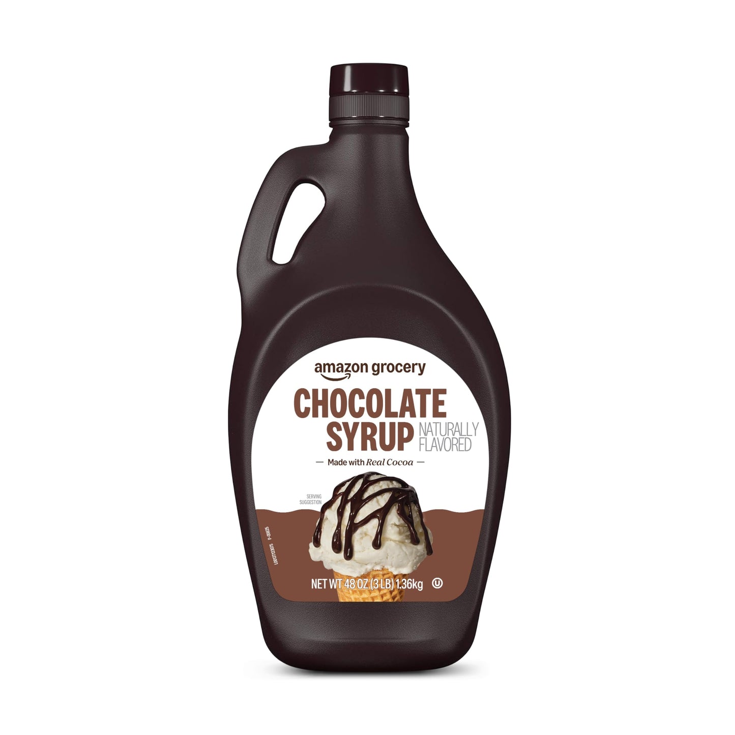 large online retailer Brand - Happy Belly Chocolate Syrup  48 oz  3 Pound (Pack of 1)