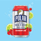 POLAR Seltzer Water Cranberry Lime, 12 Fl Oz Cans, Pack of 18, Model 10161310
