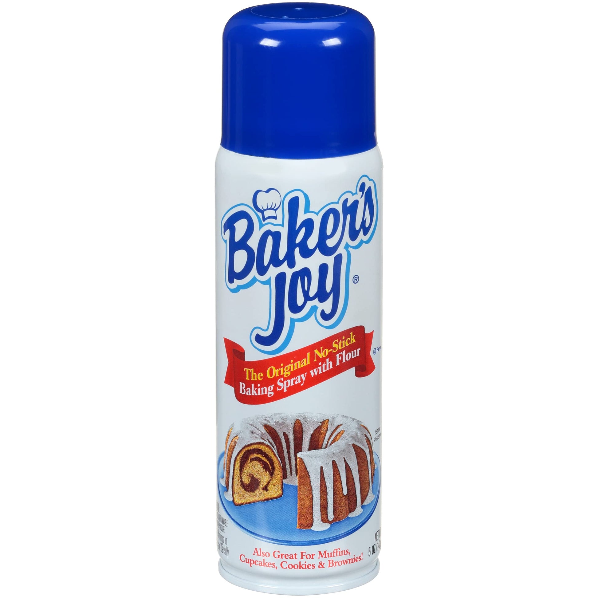 Baker'S Joy The Original No-Stick Baking Spray With Flour 5 Oz. Can