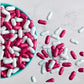 Good & Plenty Licorice Soft and Chewy Candy - 4 Pounds (64oz), Fat Free, Pink & White Candy Pills, Ideal for Gumball Machine or
