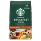 Starbucks Ground Coffee Breakfast Blend, Medium Roast, 100% Arabica, 18 oz Bag