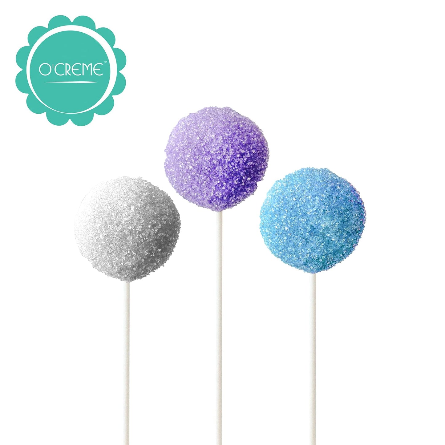 Ocreme Sanding Sugar For Cookie Decorating - Eye-Catching White Sugar Crystals For Unique Cake Toppings - Extra Sugar For Cake T
