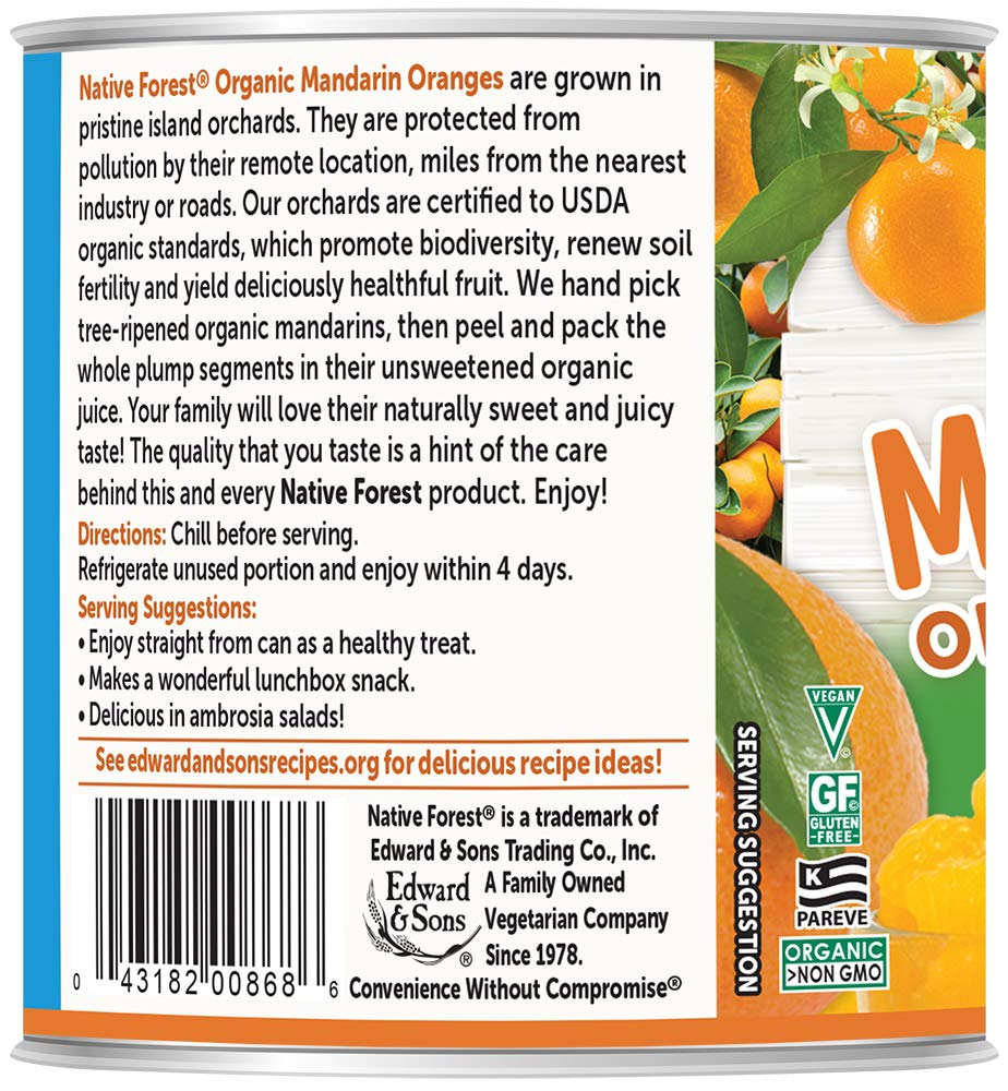 Native Forest Organic Mandarin Oranges in Mandarin Orange Juice - 10.75 oz