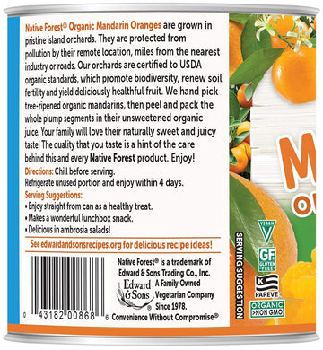 Native Forest Organic Mandarin Oranges in Mandarin Orange Juice - 10.75 oz