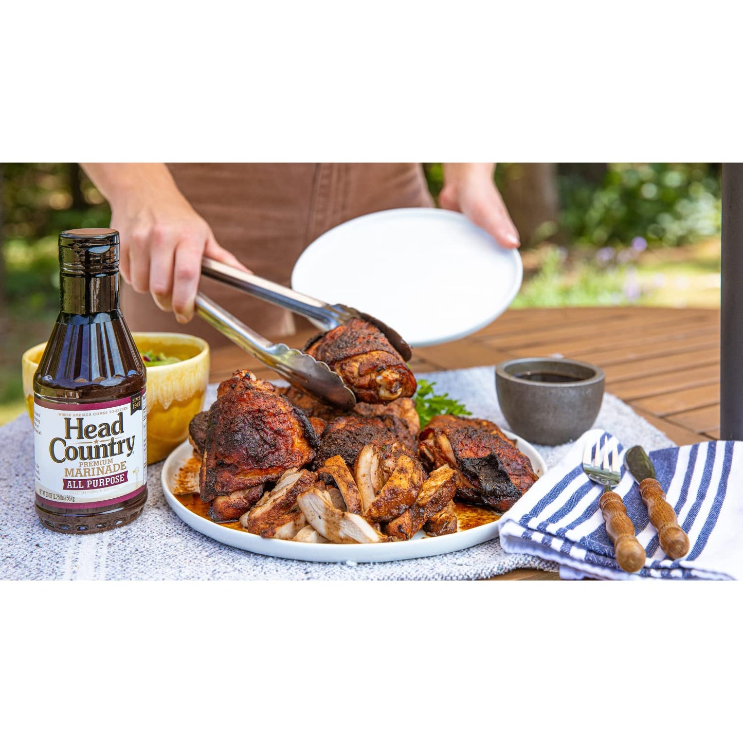 Head Country Premium Marinade | Gourmet, Vegetarian, Gluten Free Marinade With No MSG | All-Purpose Marinade Sauce Great For Gri