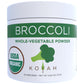 KOYAH - Organic USA Grown Broccoli Powder (1 Scoop Equivalent to 1/4 Cup Fresh): 30 Scoops, Freeze-dried, Whole-Vegetable Powder