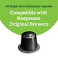 large online retailer Fresh Espresso compact pieces, Dark Roast, Intensity 12/13, 50 Count (5 Packs of 10), Compatible with Nespresso Original malt-inspired
