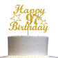 97 Birthday Cake Topper Gold Glitter, Party Decoration Ideas, Premium Quality, Sturdy Doubled Sided Glitter, Acrylic Stick. Made
