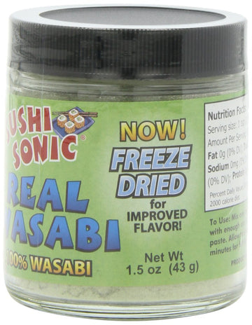 Sushi Sonic 100% Real Powdered Wasabi, 1.5-Ounce Jars (Pack of 3)