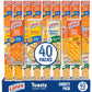 Sandwich Crackers Variety Pack, 40 Individual Snack Bags - Quality Lance Snacks, Featuring Toasty, Toastchee & Captains Wafers