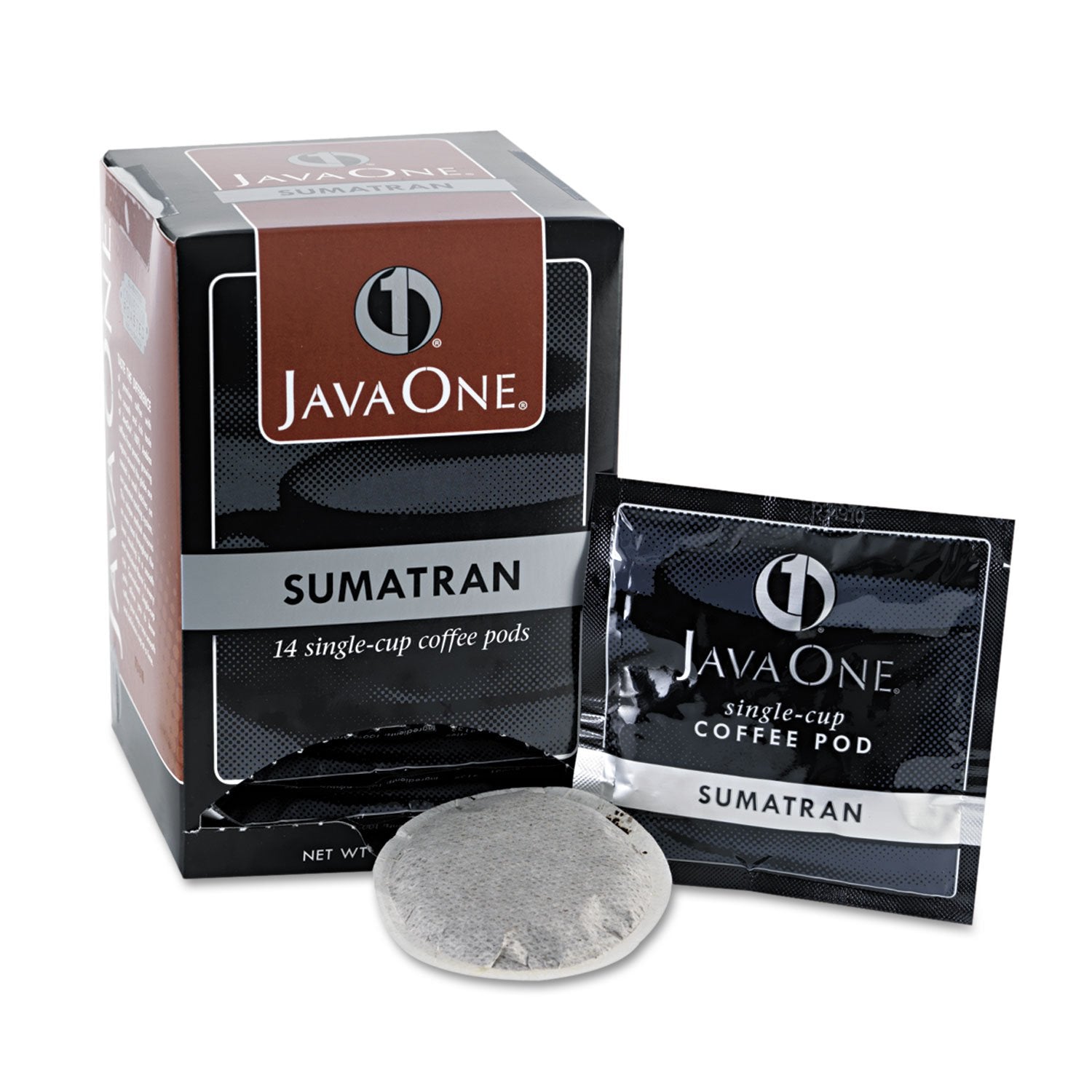 Java One 60000 Coffee Pods, Sumatra Mandheling, Single Cup, 14/Box