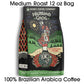 Bones Coffee Company Highland Grog Whole Coffee Beans Butterscotch Caramel Flavor, Low Acid Flavored Coffee Made with Arabica Co
