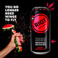RIOT Clean Energy Drink, Cherry Watermelon, Zero Sugar, Natural Energy, 16 Fl Oz (Pack of 12)