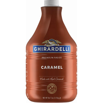 Ghirardelli Chocolate Company Caramel Sauce Pump Bottle, 87.3 oz (Pack of 6)