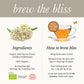 Wild Bliss Organic Yarrow Tea - Caffeine Free Loose Leaf Herbal Tea - 25 Servings - 1.76 Ounces
