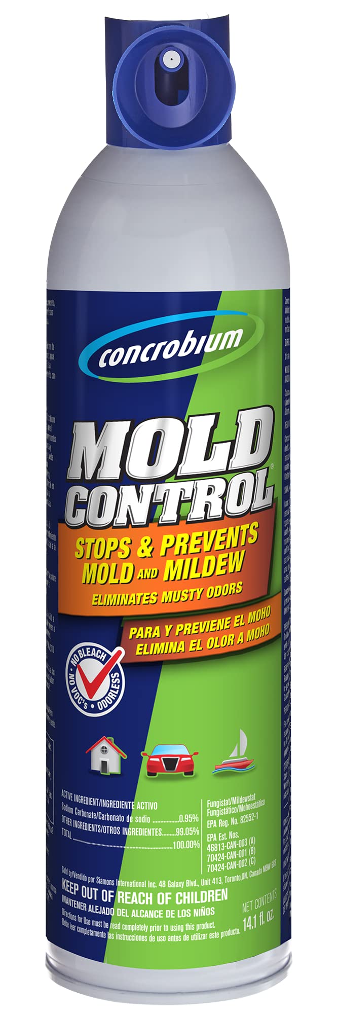 Concrobium 27400 Mold Control Aerosol, 14.1 Ounce