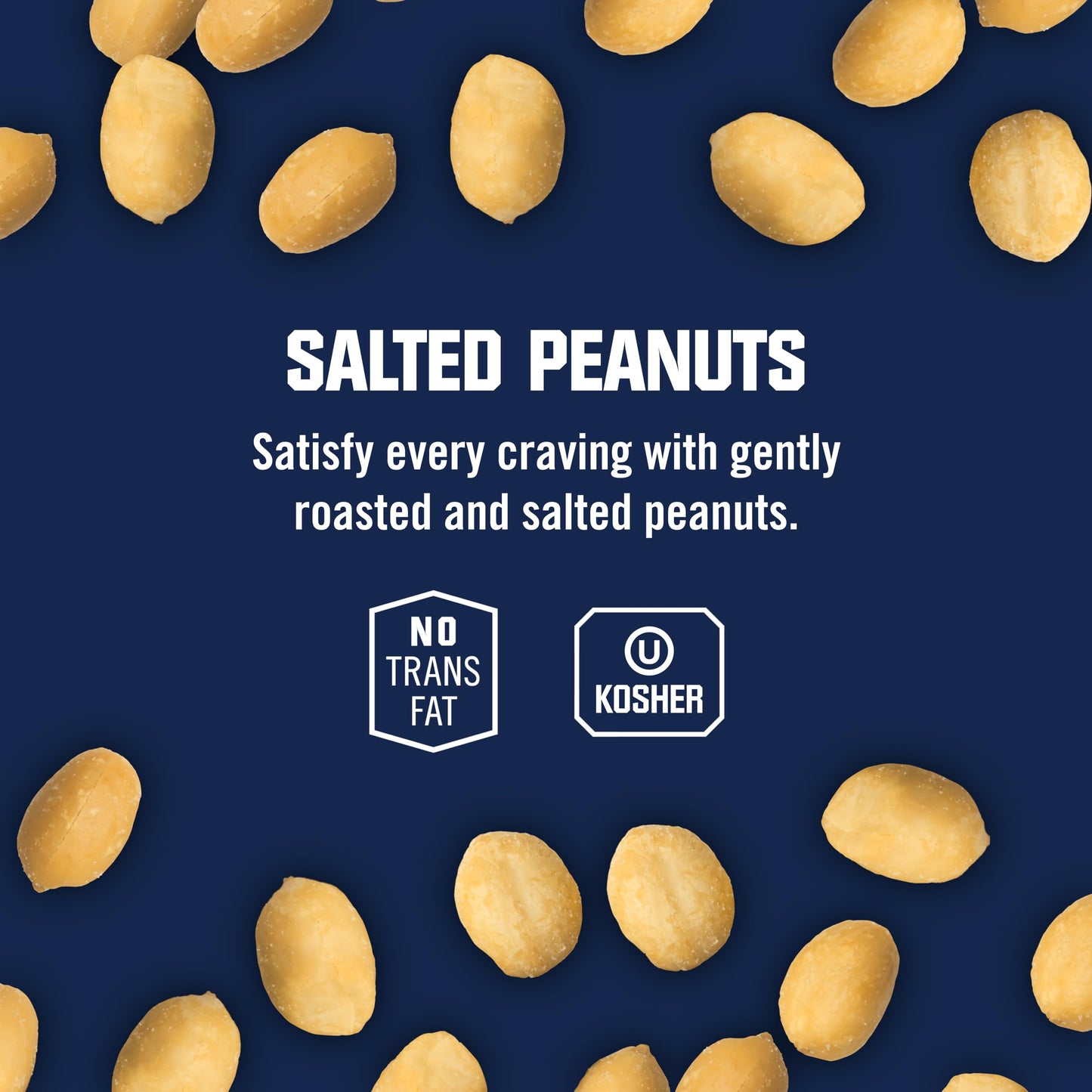 Kars Nuts Roasted & Salted Peanut Snacks, 3.5 oz Individual Snack Packs - Bulk Pack of 42, Gluten-Free Snack Mix