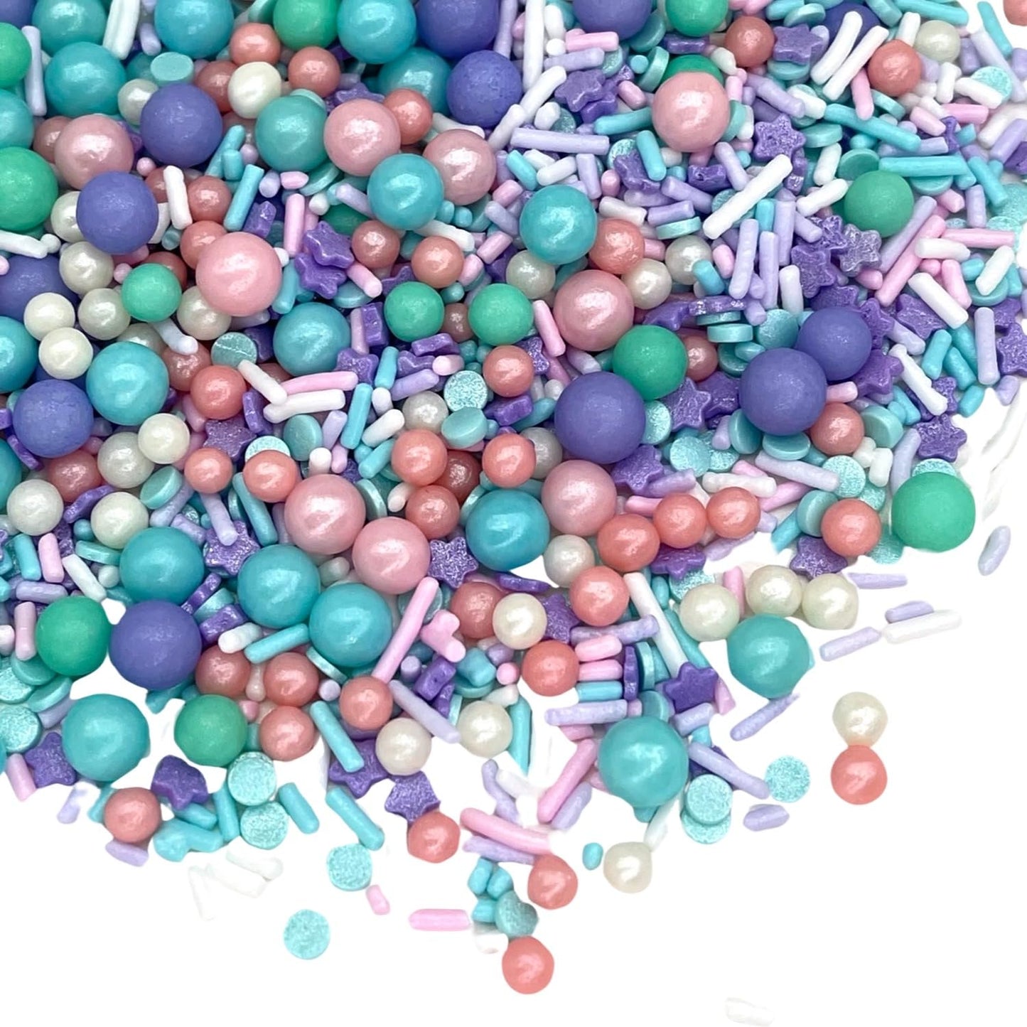 Sprinkles | Mermaid Sprinkles | 4 oz | Cupcake Sprinkles | Cake Sprinkles | Purple and Teal Sprinkles | Manvscakes