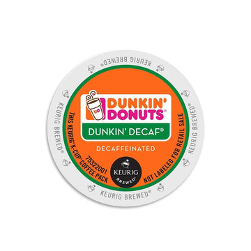Dunkin Donuts Decaf Coffee K-Cups, 24 Count (Pack of 4), Coffee Flavor, Total 96 Count