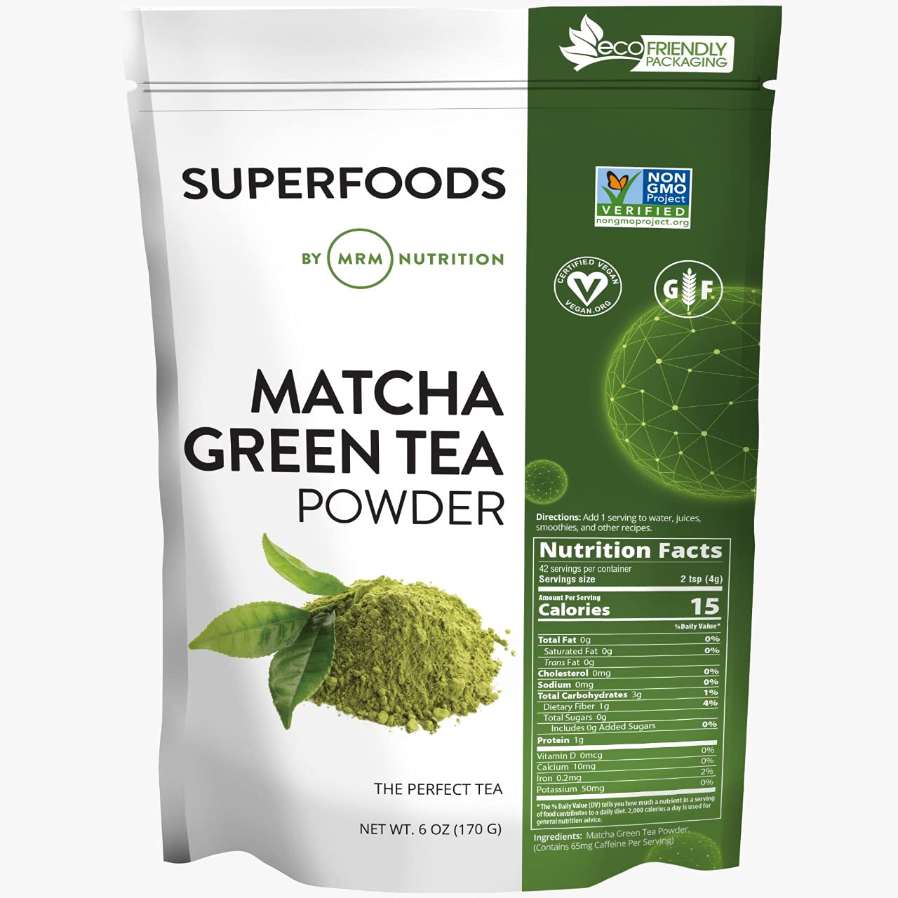 Mrm Super Foods - Matcha Green Tea Powder, 6 Ounce
