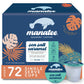 Manatee Gourmet Coffee Single Serve Pods, Medium Roast, Sea Salt Caramel, 72 Count
