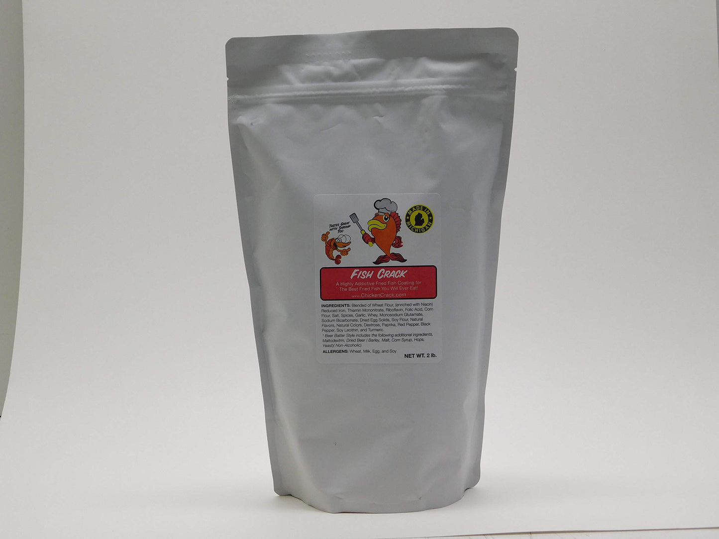 FISH CRACK Highly Addictive Fried Fish Coating!-by Chicken Crack,Large 2 pound bag!
