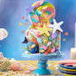 30 Pieces Seashells Starfish Conch Cake Topper Mermaid Cake Decorations Seashells Starfish For Beach Theme Party Sea Creatures D
