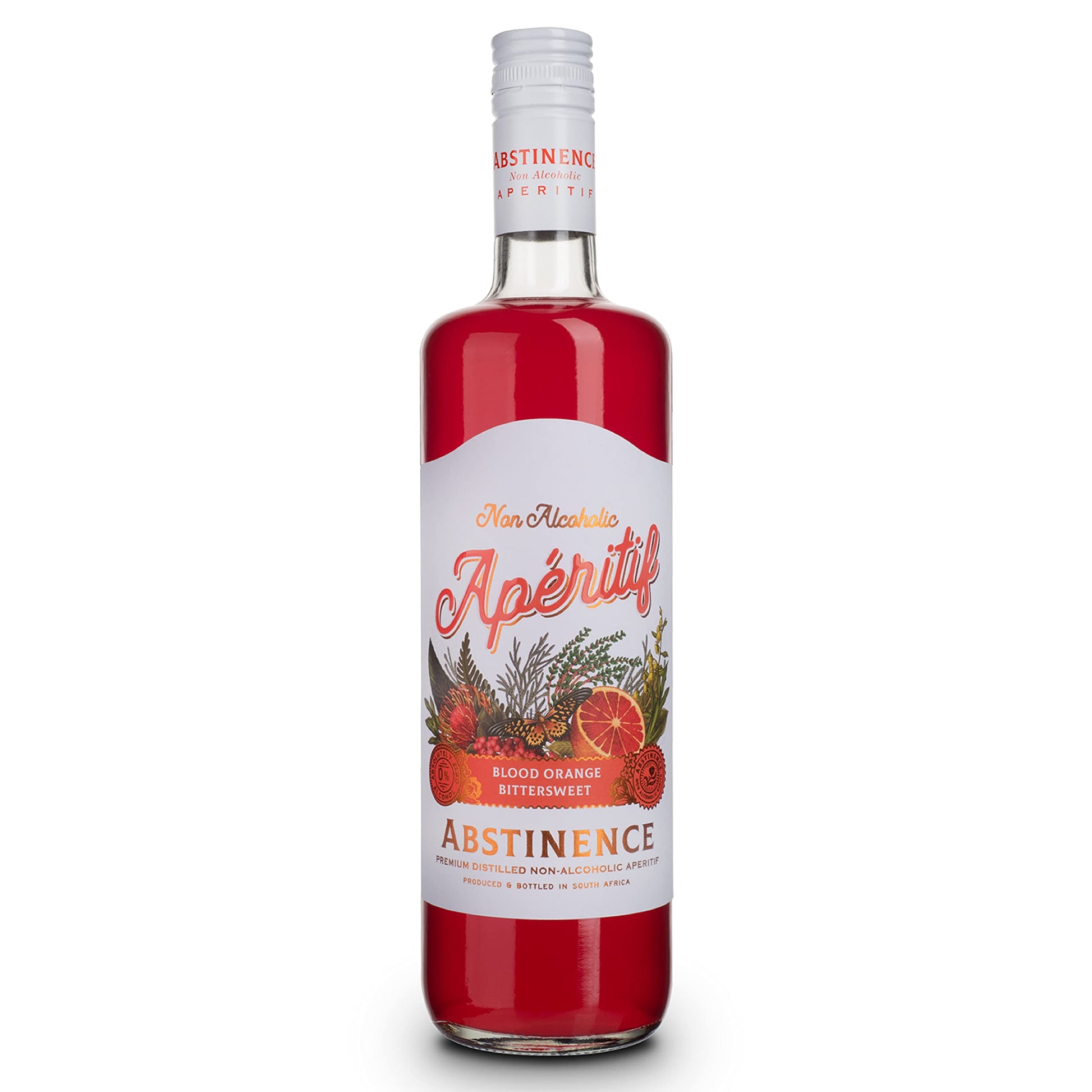 Abstinence Non-Alcoholic Aperitif, Botanical Inspired, 750ml, Bittersweet Mocktail Alternative