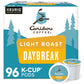 Caribou  Daybreak Morning Blend  Single-Serve Keurig K-Cup Pods  Light Roast Coffee  96 Count (4 Boxes of 24 Pods)