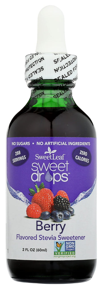 Sweetleaf Natural Sweet Drops Sweetener, Berry, Non-Gmo, 2 Fl Oz (Pack Of 3)