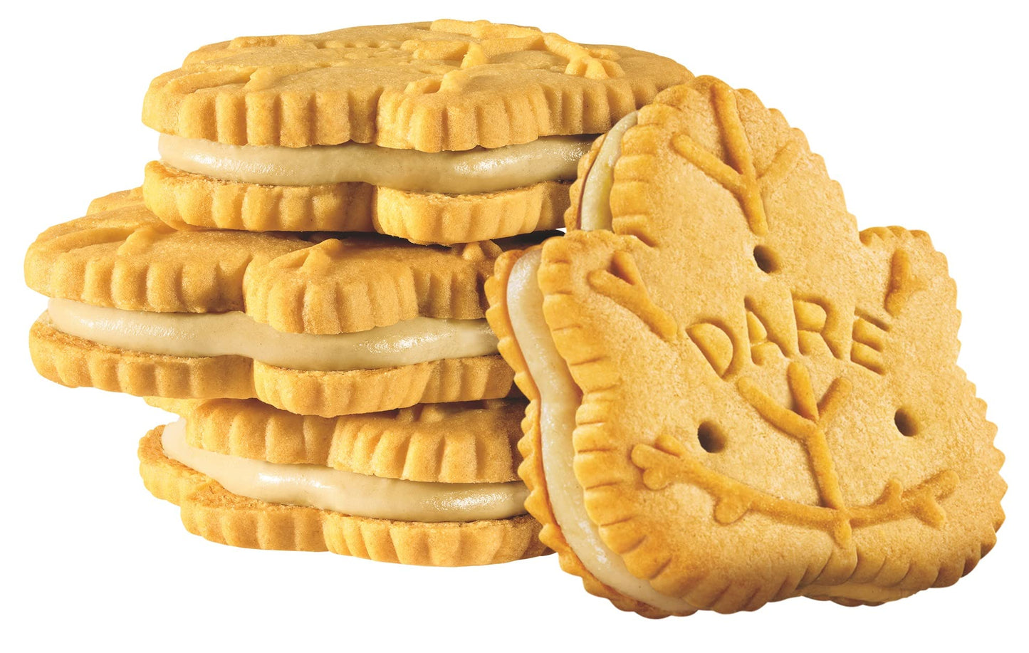 Dare Maple Leaf Crme Cookies  Classic Canadian Cookie Made with Real Maple Syrup, Peanut Free  10.6 Ounces (Pack of 12)