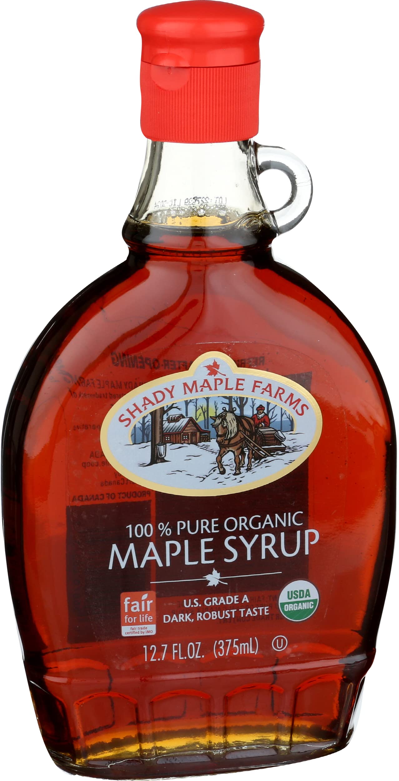 Shady Maple Farms, Syrup Maple Organic, 12.7 Fl Oz