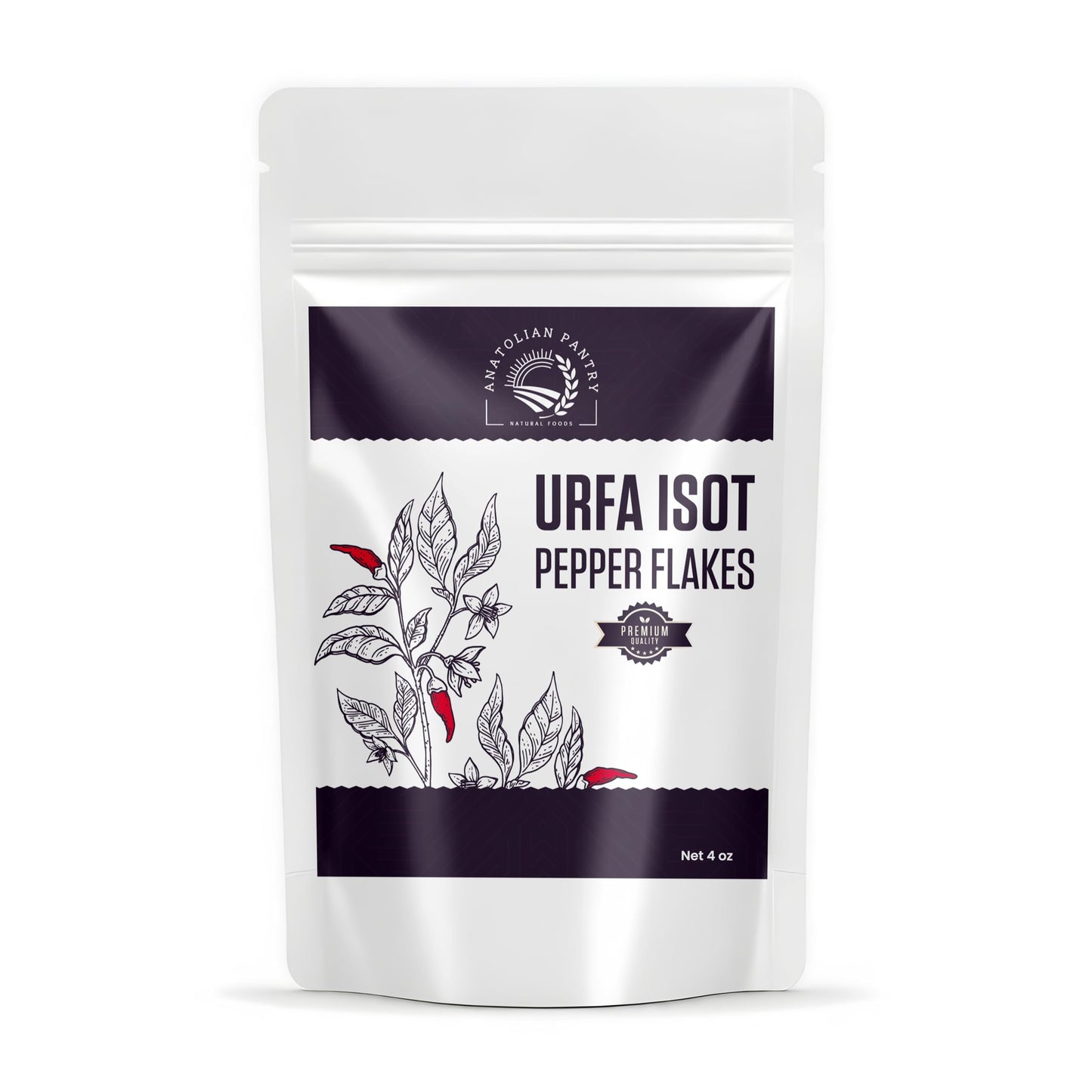 Urfa Isot Pepper - Premium Authentic Crushed Oily Pepper Flakes (Halaby Pepper - Pul Biber - Urfa Chili), Perfect for Turkish & 