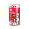 Goetze s Candy Strawberry Smoothie Cow Tales - 2.25 Pound Canister (36 Ounces) - Fresh from the Factory