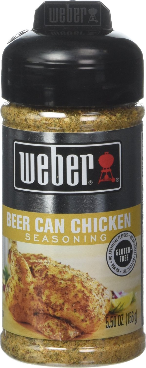 Weber Seasoning Beer Can Chicken, 5.5 Ounce (Pack of 3), Model BHBUST051718A4005