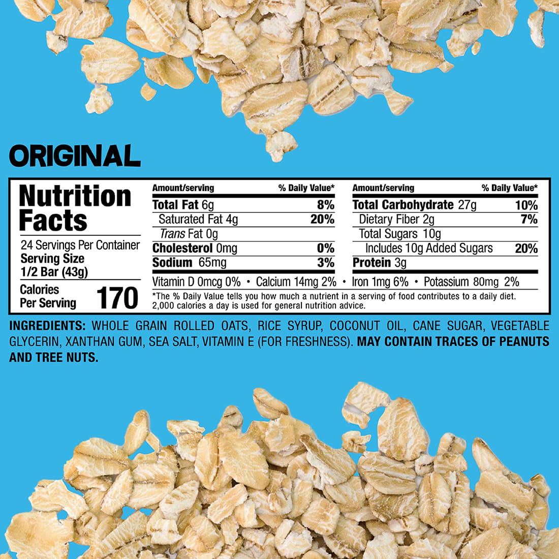 Bobos Original Oat Bars, Gluten Free, Non-GMO, Whole Grain Oats, Pack of 12 | Snack Bars | On-the-Go | Made with Simple Ingredi
