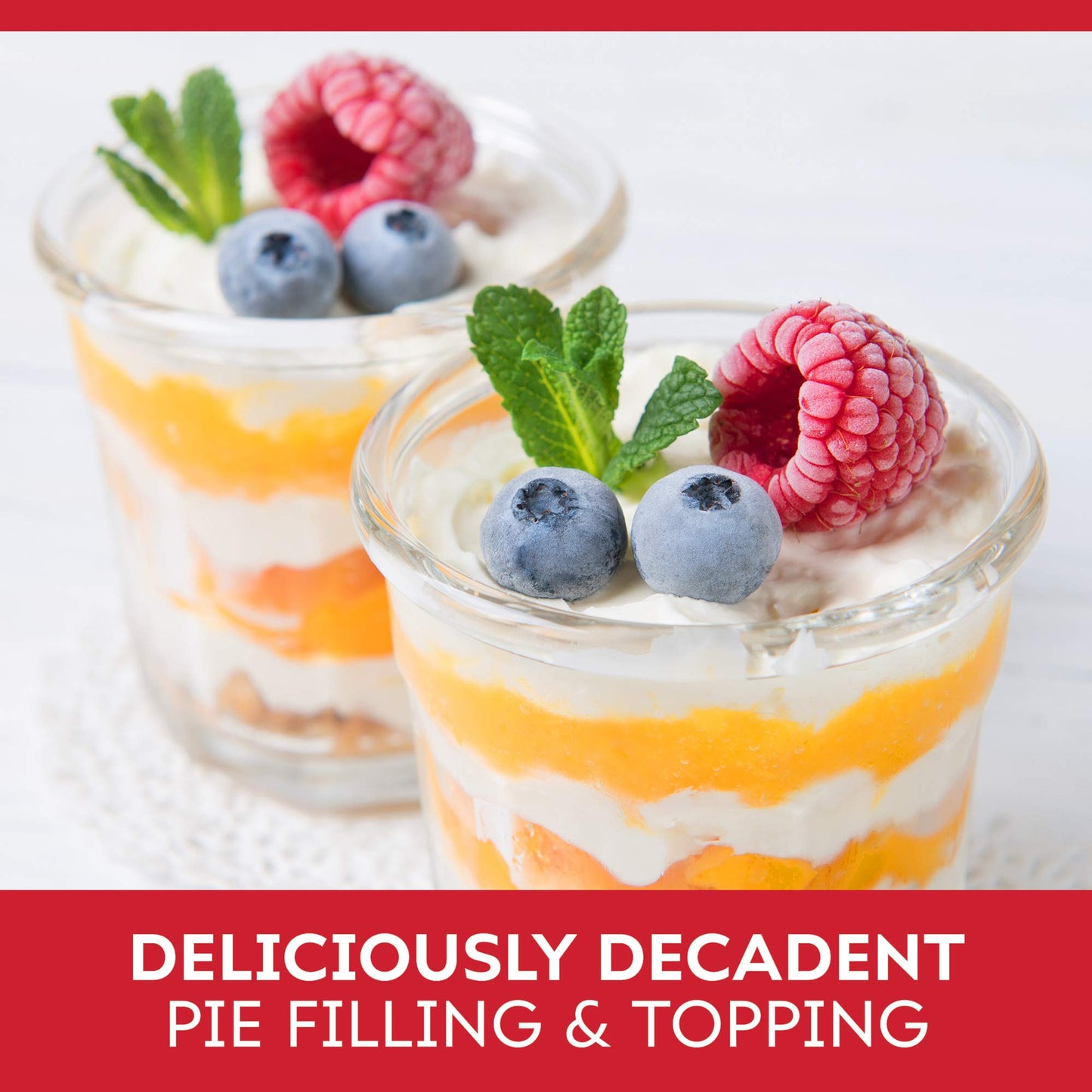 Duncan Hines Wilderness Simply Pie Filling & Topping, Peach, 21 Ounce (Pack of 8)