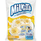 Milkita The Real Milk Candy, Gluten Free Chewy Candies With Calcium & Real Milk, Zero Trans Fat, Low-Sugar, Banana Flavor, 25 Pcs