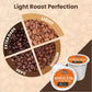 Wellsley Farms Breakfast Blend Coffee Pods - Light Roast - Crafted with 100% Arabica Coffee - Subtly Sweet with Citrus & Fruity Notes - Compatible w/ Single Serve malt-inspired - 38oz  Coffee Pods 100 Count