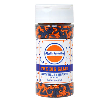 Mystic Sprinkles The Big Game Jimmy Mix 3Oz Bottle (Navy Blue & Orange)