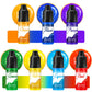 Oil Based Food Coloring - Rainbow Fat Soluble Food Coloring Set For Chocolate, Candy Melts, Buttercream, Baking - 7 Colors Upgra