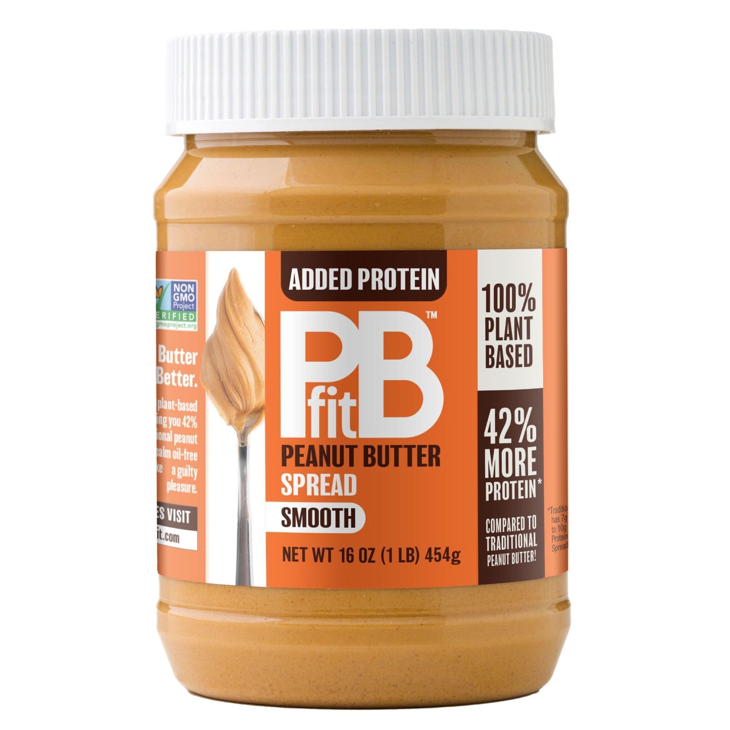 PBfit Peanut Butter Spread, 10g Plant Based Protein per Serving, Keto and Vegan Nut Butter, No Palm Oil, No Artificial Sweetener