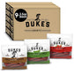 Dukes Original  Hot and Spicy  and Hatch Green Chile Smoked Shorty Sausages Variety Pack  Stocking Stuffer  2.5 oz each