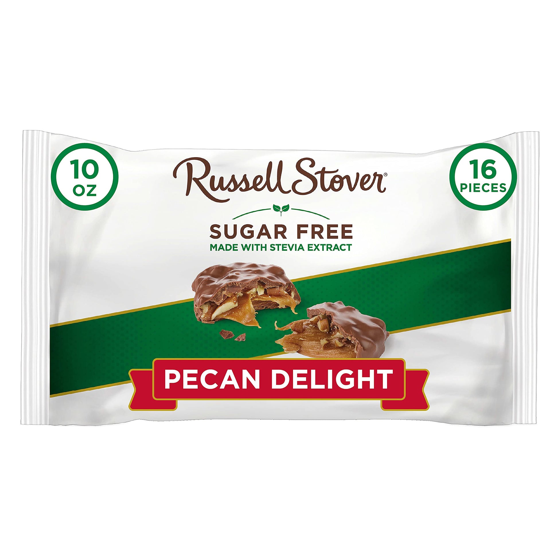 Russell Stover Sugar Free Pecan Delights With Stevia, 10 Oz. Bag