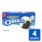 Oreo White Fudge Covered Chocolate Sandwich Cookies, Limited Edition, 8.5 oz Pack of 4, Holiday