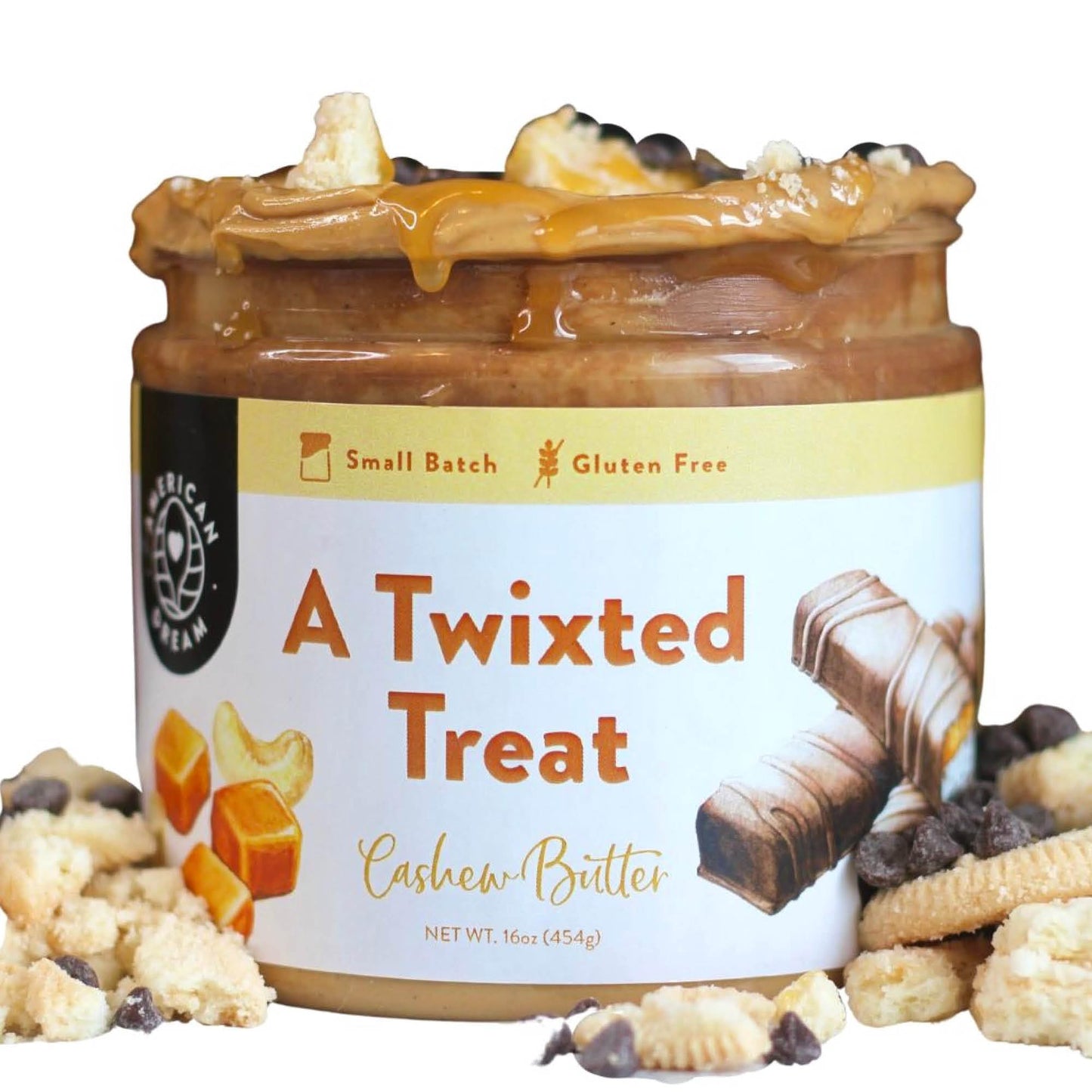 American Dream Nut Butter - Gluten-Free A Twixted Treat Cashew Butter